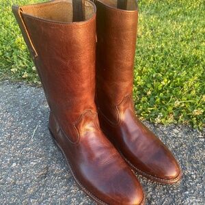 Frye Roper Cowboy Boots 9 D Slightly Distressed Stovepipe Western Duke Nash
